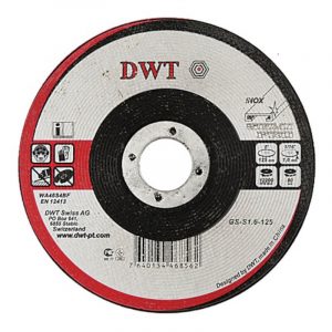 Диск зачистной по нерж. стали DWT 115мм GS-SG6-115