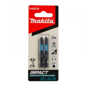 Бита Makita Е-form (MZ) Impact Black PH2-50 мм 2 шт B-63725