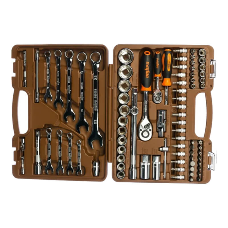Набор универсального инструмента OMBRA 1/4", 1/2"DR (82 предм.) OMT82S12 Набор универсального инструмента OMBRA 1/4", 1/2"DR (82 предм.) OMT82S12