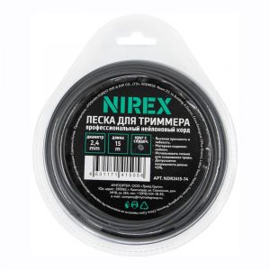 Леска NIREX DUAL ROUND 2,4*15 м (круг с сердечником) NDR2415-74