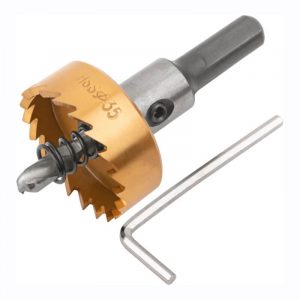 Коронка кольцевая по металлу, hss сталь, титановое покрытие 35 мм FIT