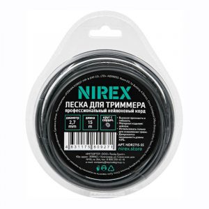 Леска NIREX DUAL ROUND 2,7*15 м (круг с сердечником) NDR2715-55