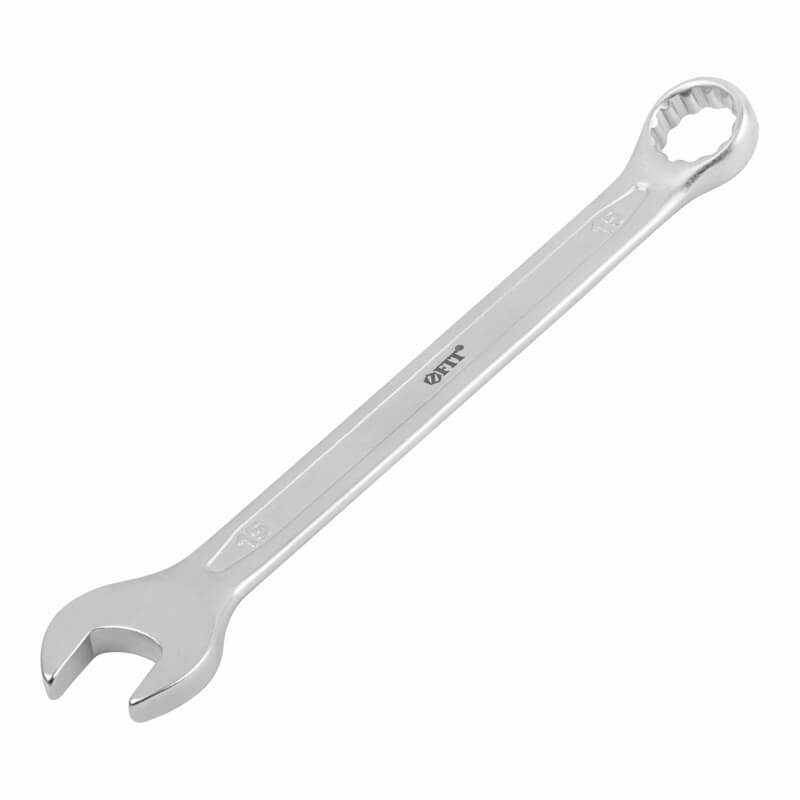 Ключ комбинированный усиленный "Гранд", crv, холодный штамп 15 мм FIT Ключ комбинированный усиленный "Гранд", crv, холодный штамп 15 мм FIT