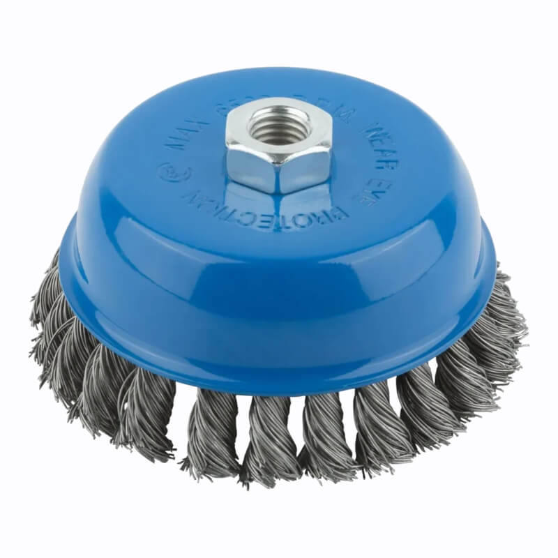 Корщетка чашечная, для УШМ, стальная, 125мм Корщетка чашечная, для УШМ, стальная, 125мм