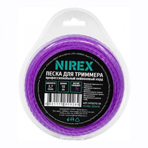 Леска NIREX TWISTED 2,7*15 м (витой квадрат) NTS2715-54