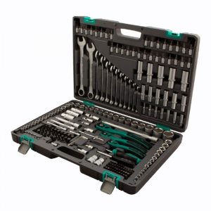 Набор инструментов Stels 1/4", 3/8", 1/2", Cr-V, S2, усиленный кейс, 216 предм