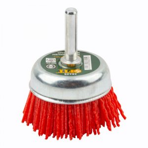 Корщетка-чашка нейлоновая со штифтом 50 мм FIT