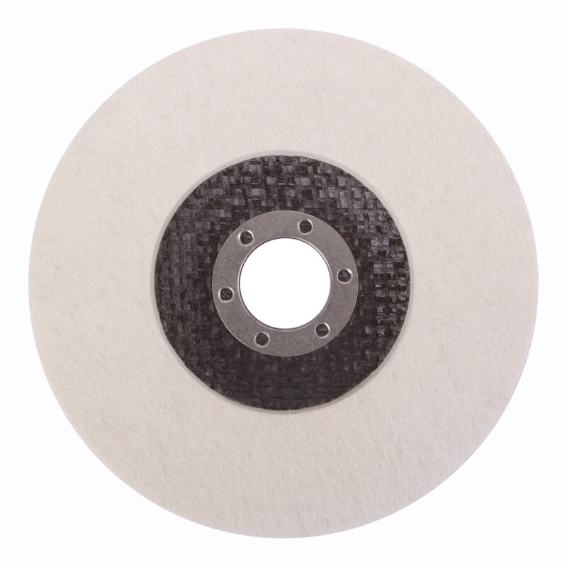 Круг полировальный войлочный для УШМ, сплошной 125 мм FIT Круг полировальный войлочный для УШМ, сплошной 125 мм FIT