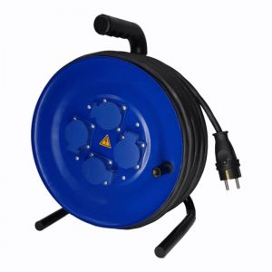 Удлинитель силовой АТОМ КГ 4000 Вт 30м на металлической катушке IP 44 (c/з) 50034