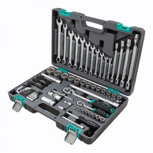 Набор инструментов Stels 1/2", 1/4", CrV, пластиковый кейс 88 предметов