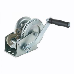 Лебедка шестеренчатая, стальной трос 8 м х 4,5 мм, 700 кг