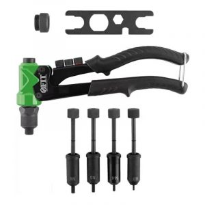 Заклепочник комбинированный Профи для резьбовых заклепок М3-М6 и вытяжных заклепок 2,4-4,8 мм FIT