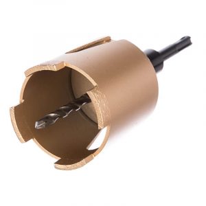 Коронка кольцевая по бетону алмазная безударная в сборе 72 мм