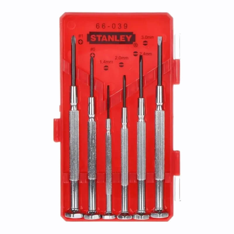 Набор отверток Стенли WATCHMAKER 6шт для точной механики 1-66-039 Набор отверток Стенли WATCHMAKER 6шт для точной механики 1-66-039