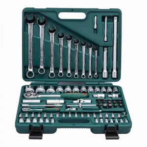 Набор торцевых головок с принадлежностями и битами, 82 предмета JONNESWAY