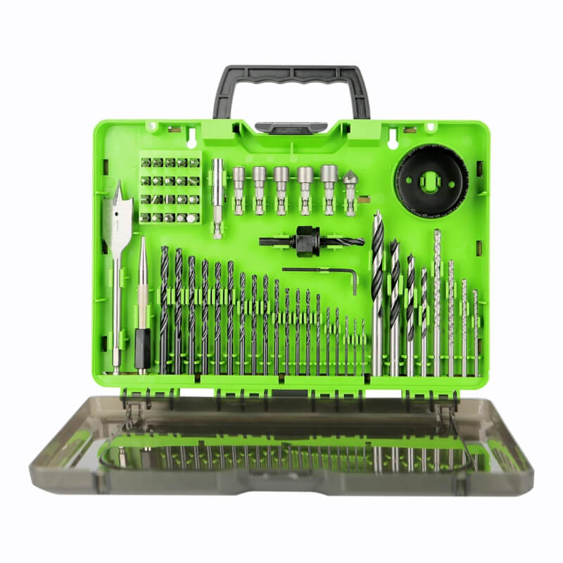 Набор сверл, бит и насадок GREENWORKS (60 шт.) 2944507 Набор сверл, бит и насадок GREENWORKS (60 шт.) 2944507