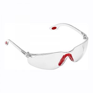 Очки ЗУБР прозрачные защитные Спектр 3 открытого типа, двухкомпонентные дужки